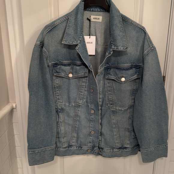 Agolde Wayne Oversized Denim Jacket NWT - Picture 6 of 10